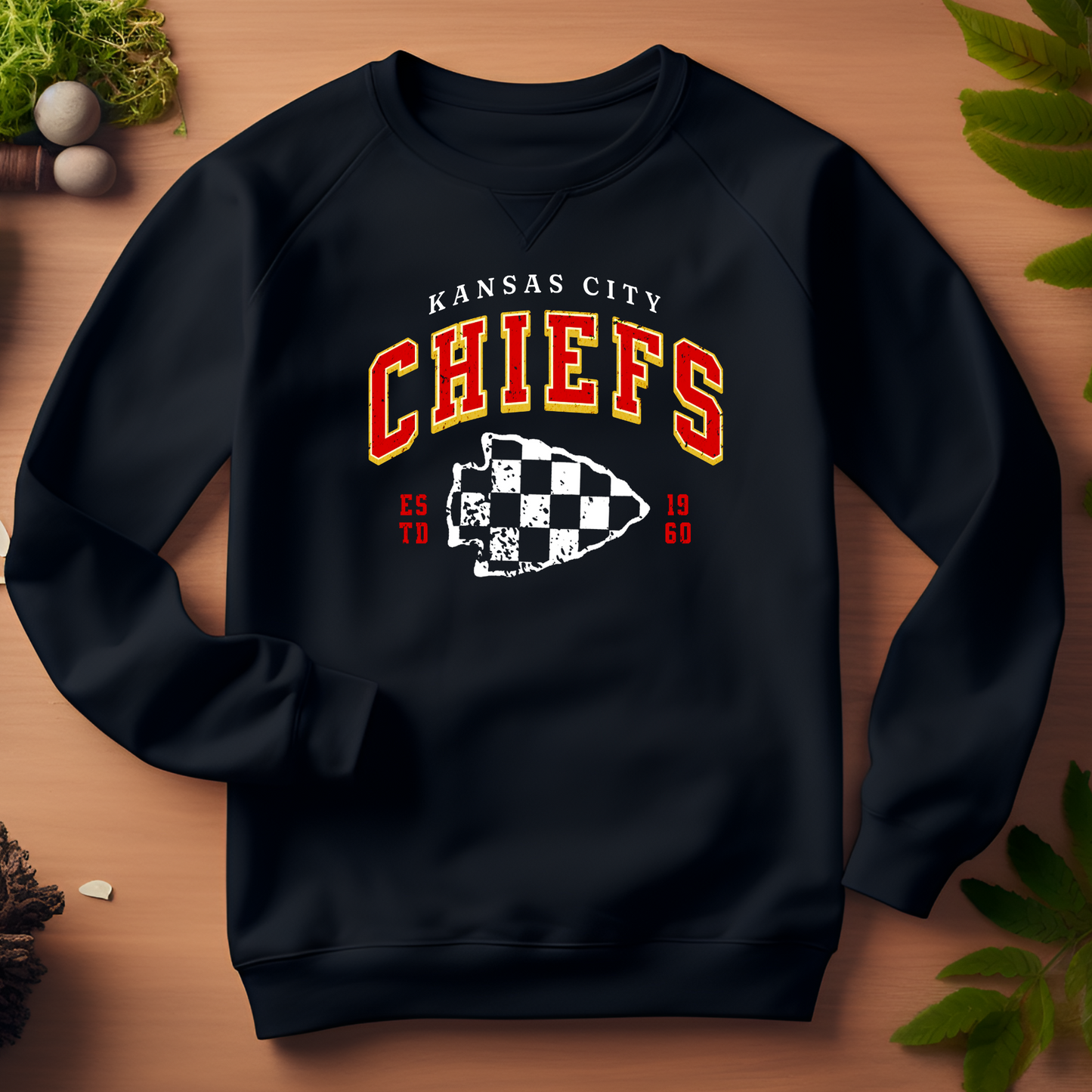 Chiefs with White Checkered Arrowhead - F11