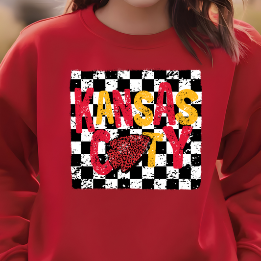 Checkered Kansas City with Arrowhead - C1