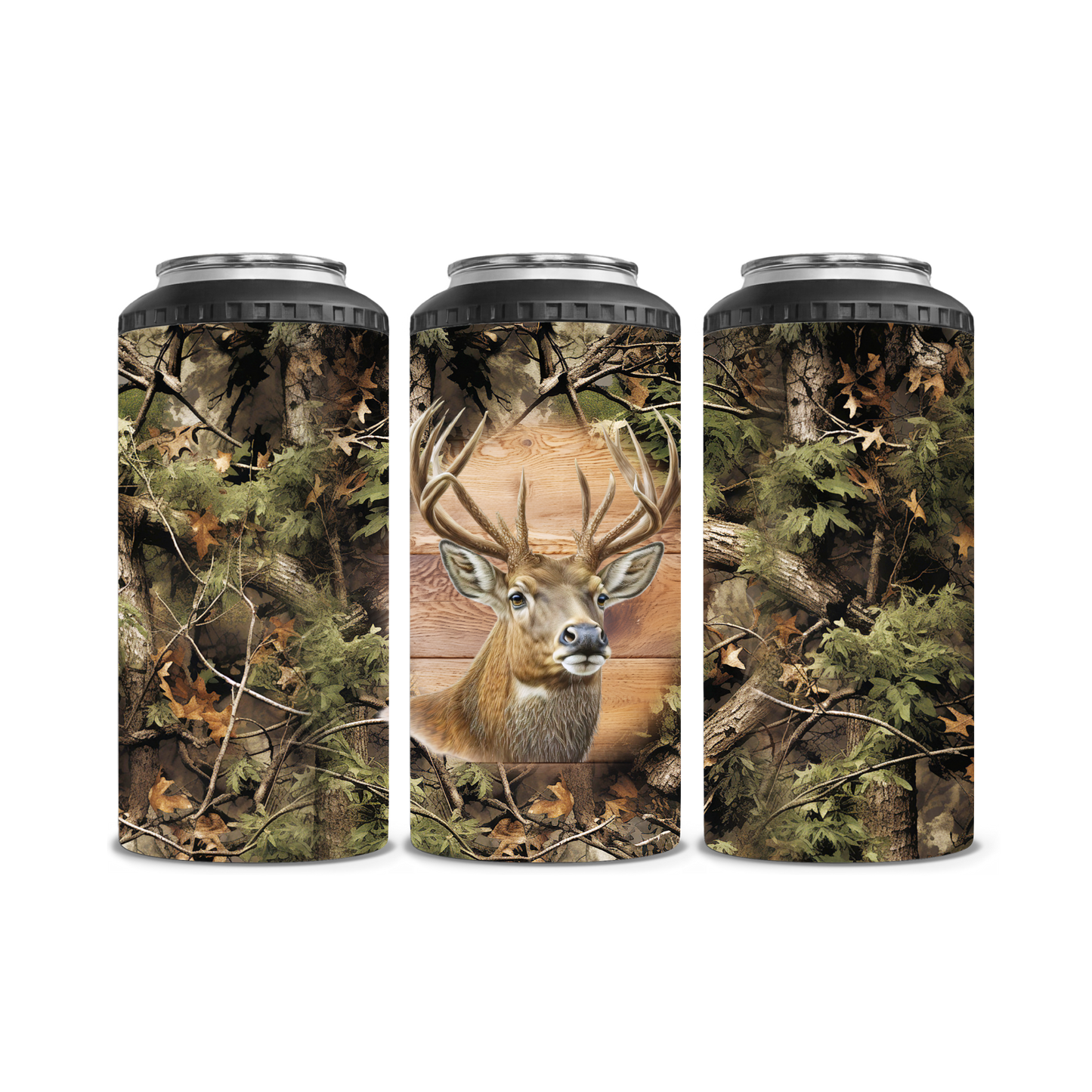 Camo Deer Can Cooler