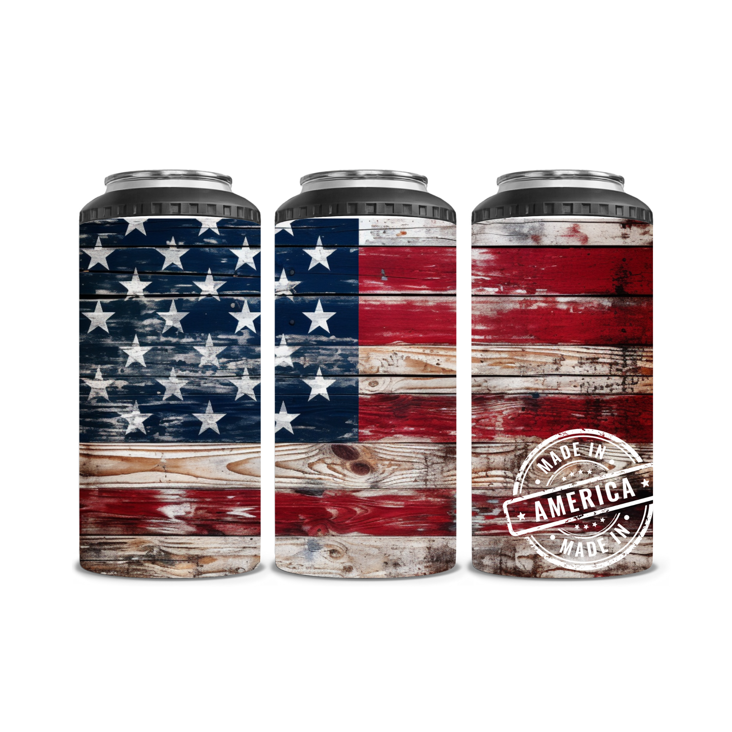 Made in America Flag Can Cooler
