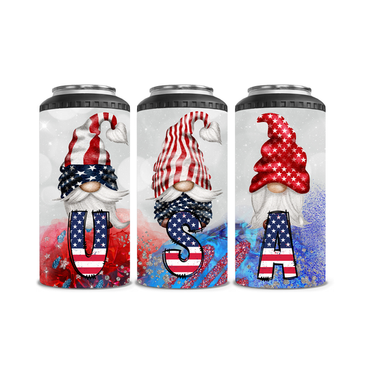 USA Gnomes Can Cooler