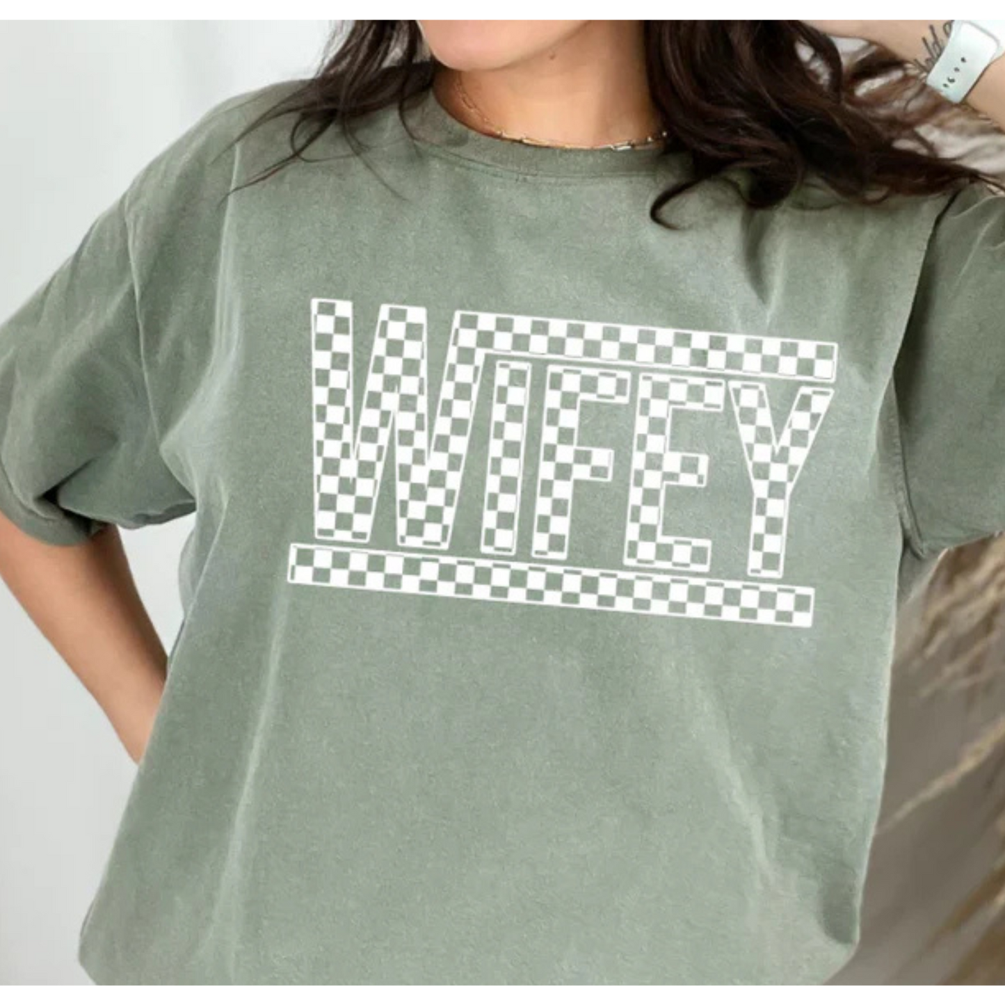 Checkered Wifey - A18