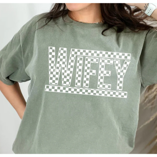 Checkered Wifey - A18