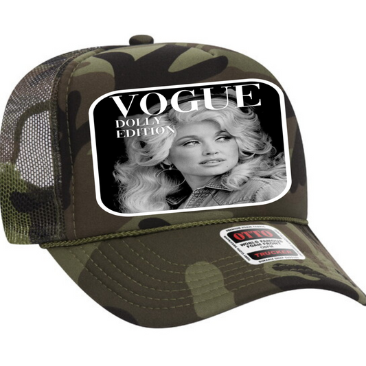 Dolly Vogue Trucker Hat Transfer - G19