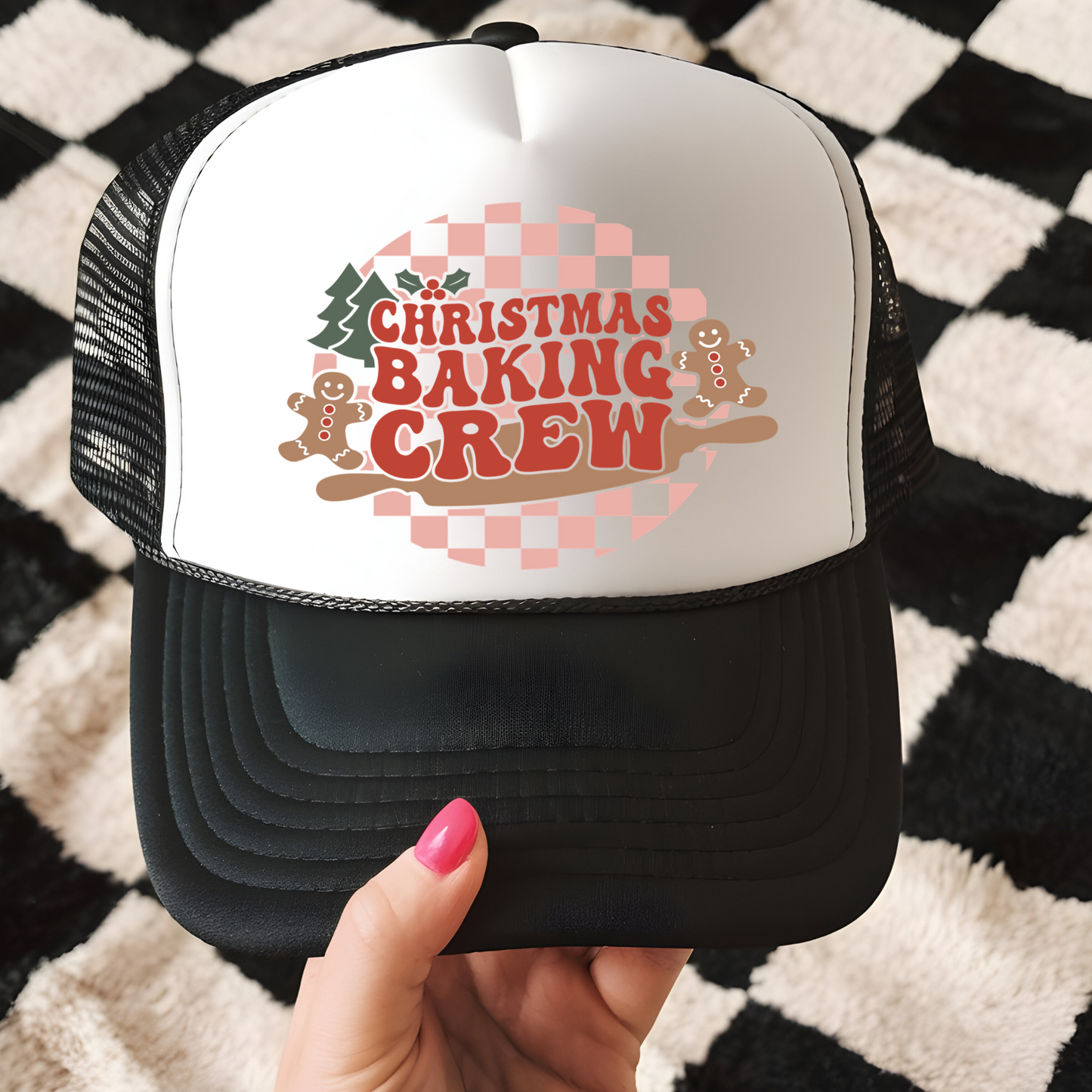 Christmas Baking Crew Trucker Hat Transfer - G17