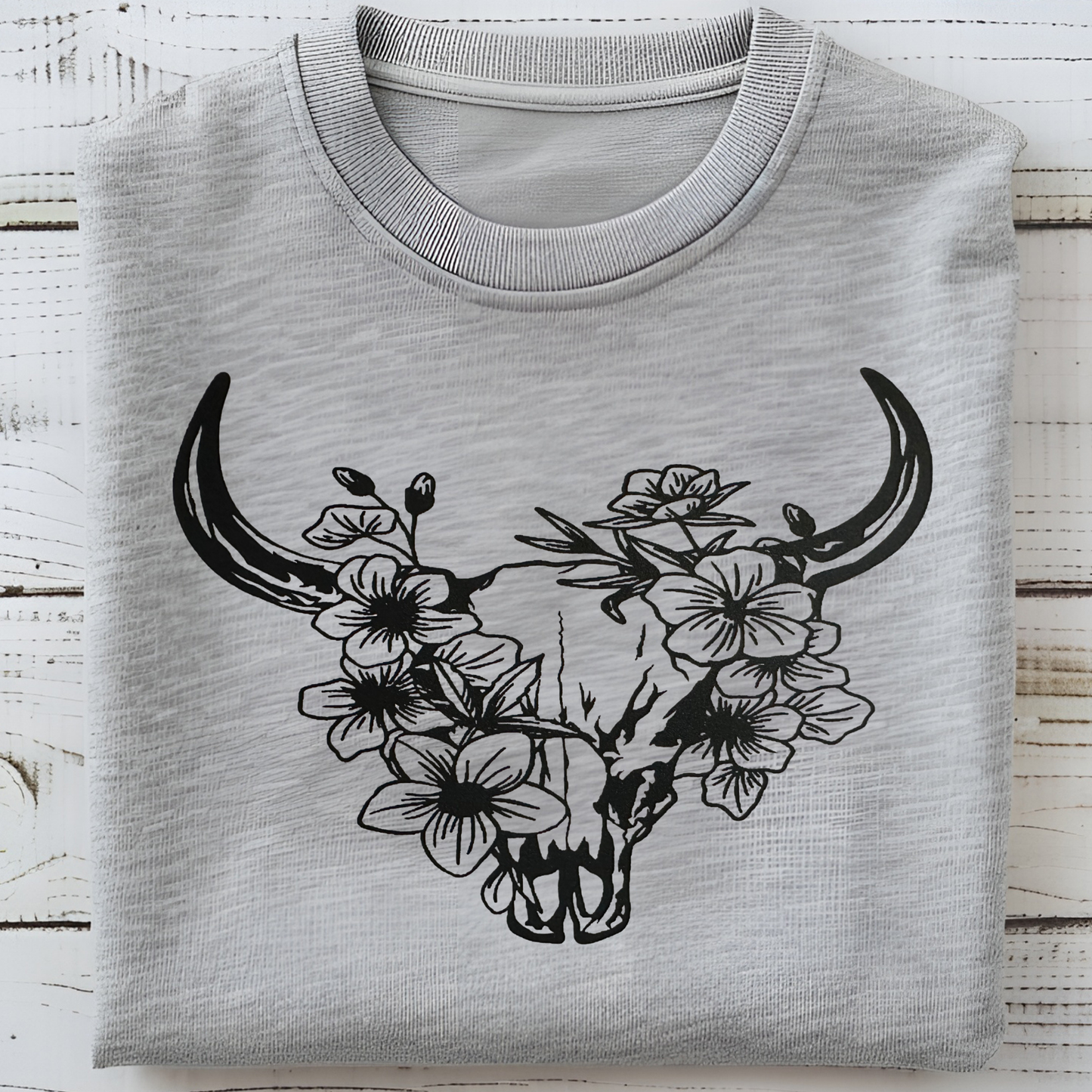 Floral Skull  - D3