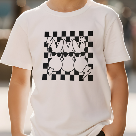Checkered Bunnies (Toddler)  - D2