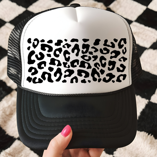 Leopard Backing Hat Transfer - T4