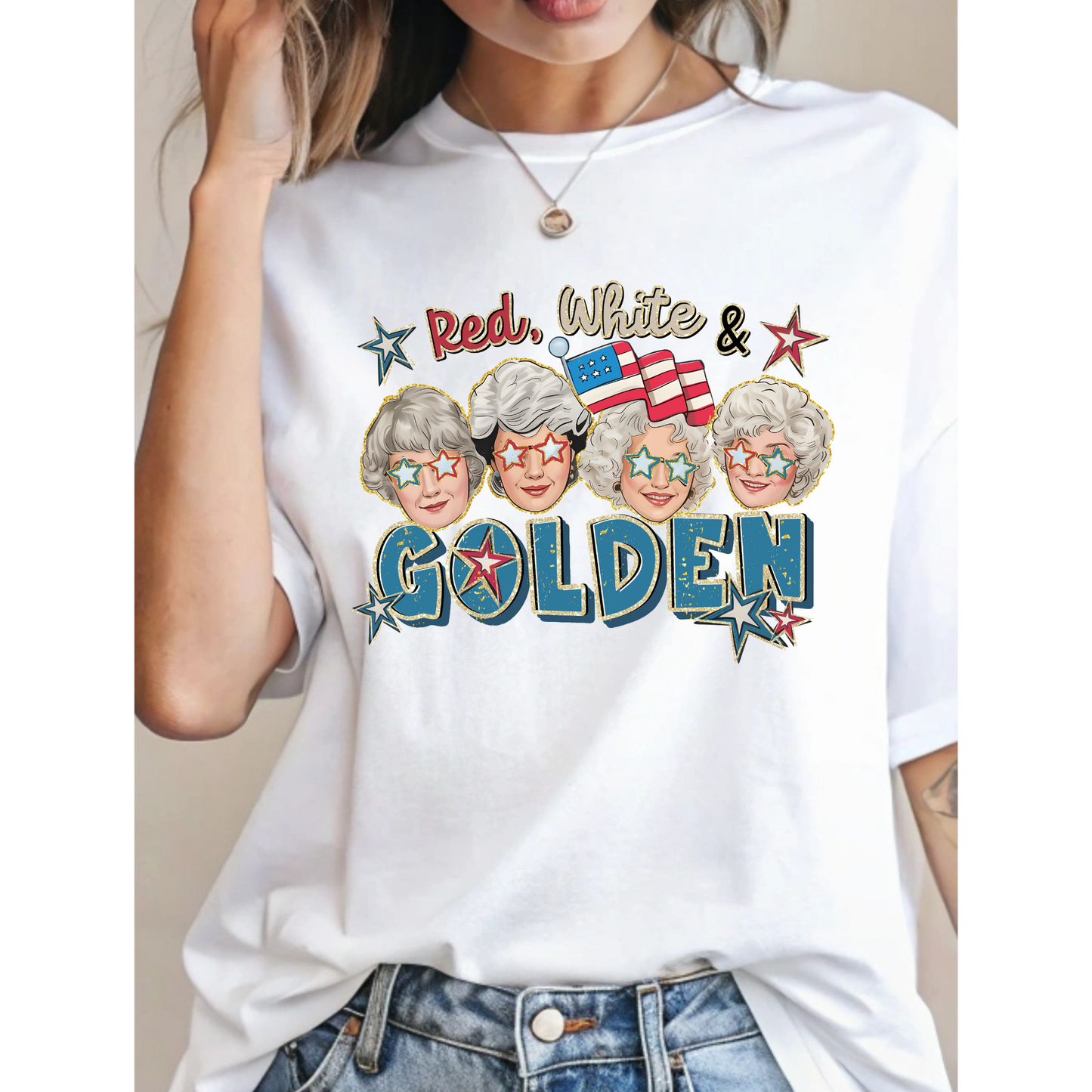 Red White and Golden - C8