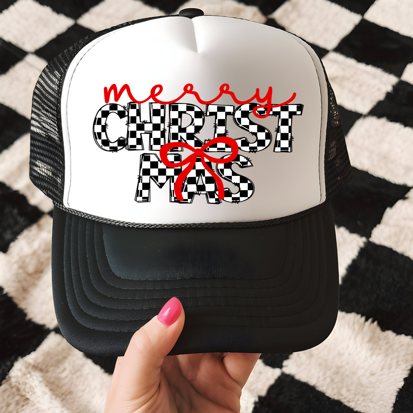 Christmas Trucker Hat Print - G6
