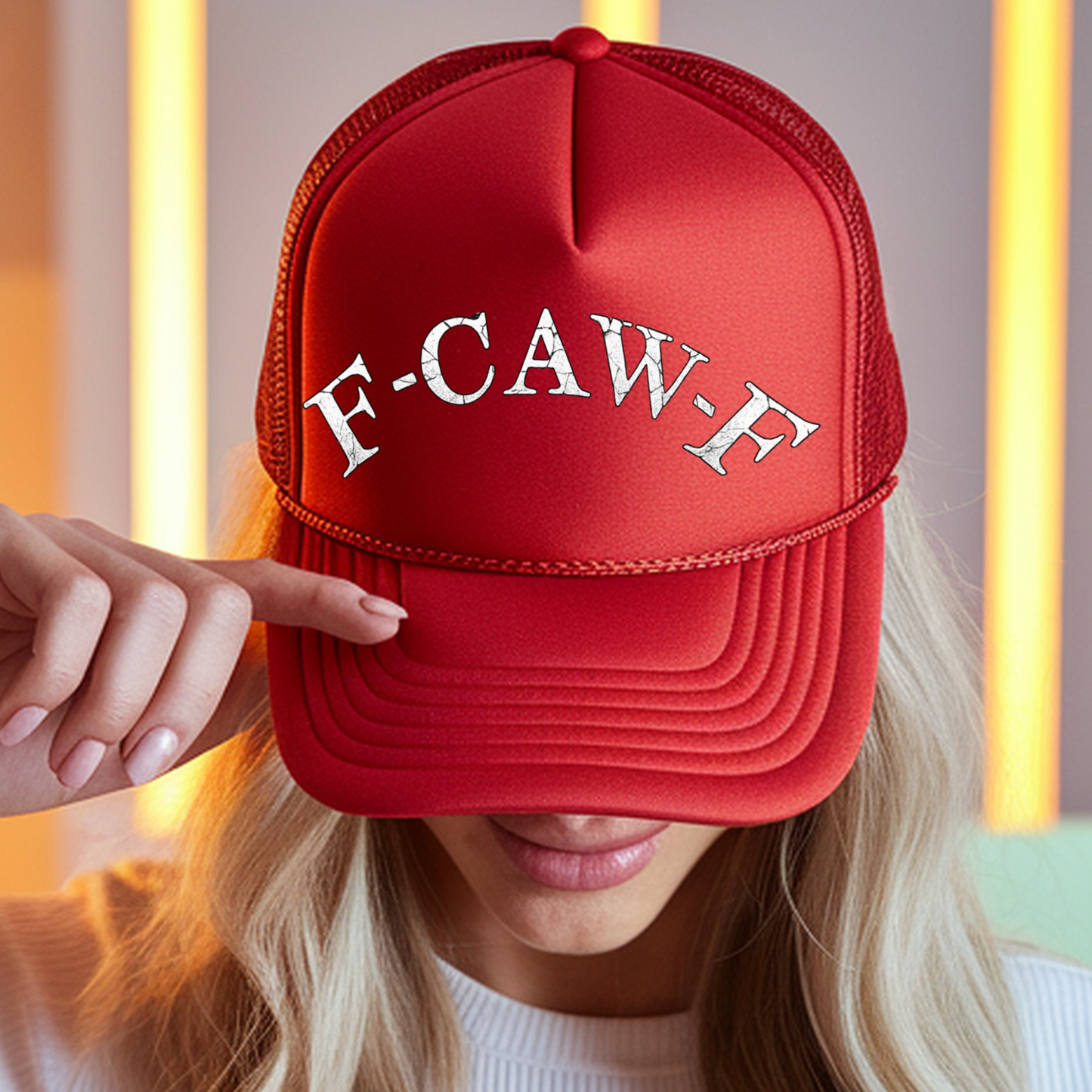 FCAWF Trucker Hat Print - F9