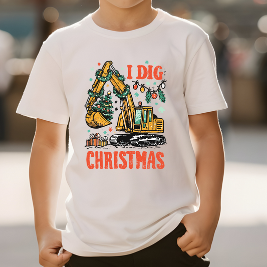 I Dig Christmas (kids print) - B11