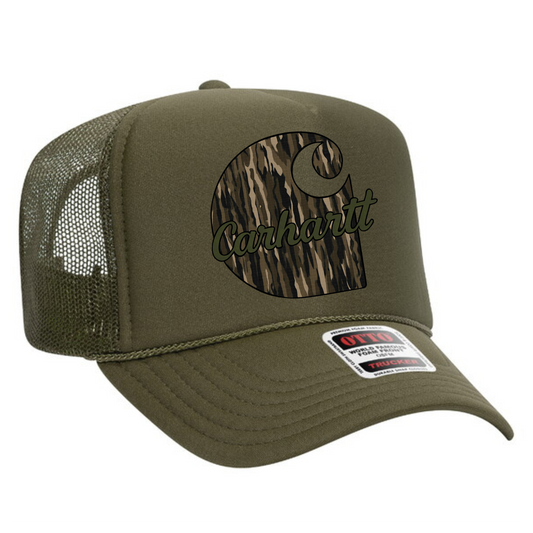 Camo Carhartt Trucker Hat Transfer - G14
