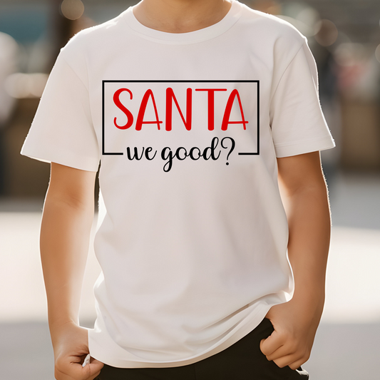 Santa We Good? (Youth Print) - E22