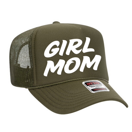 Girl Mom Trucker Hat Print - G17