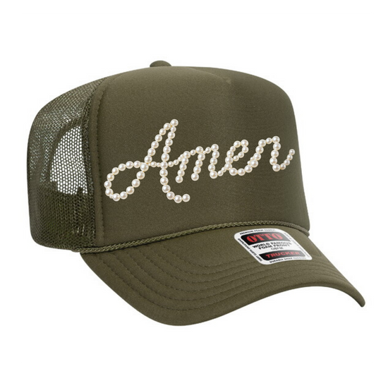 Pearl Amen Trucker Hat Print - G17