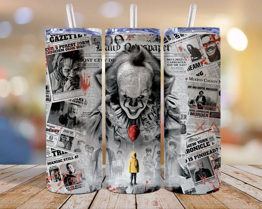 Halloween Newspaper Characters Sublimation