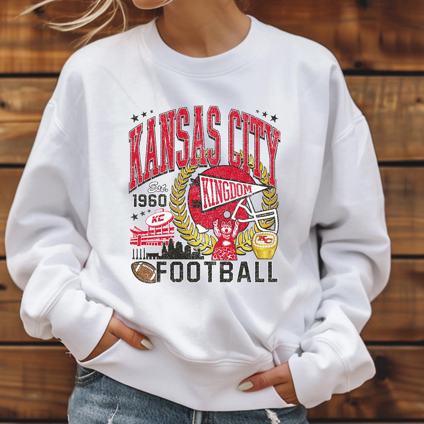 Kansas City Football with Ring - 10